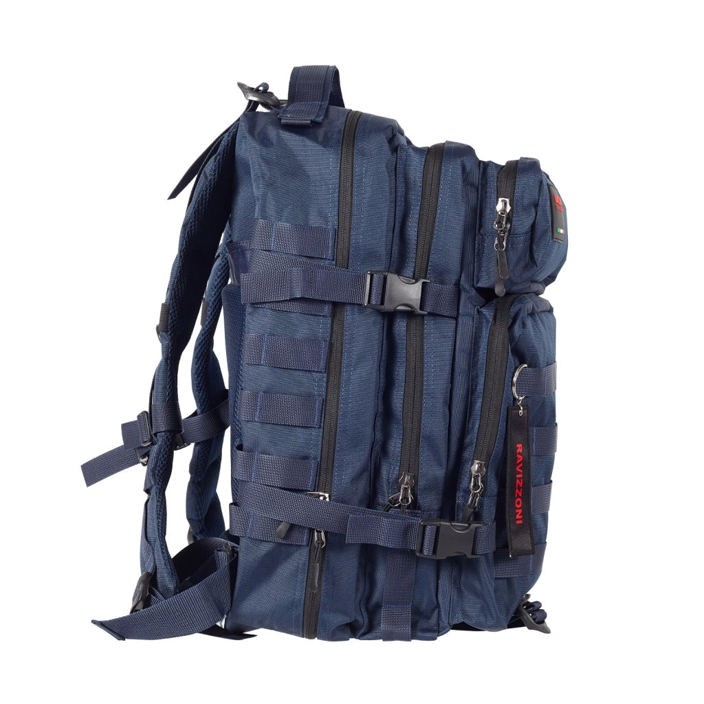 Zaino multiuso da viaggio tempo libero, leggero 30x26x50cm Muntain poliestere blu