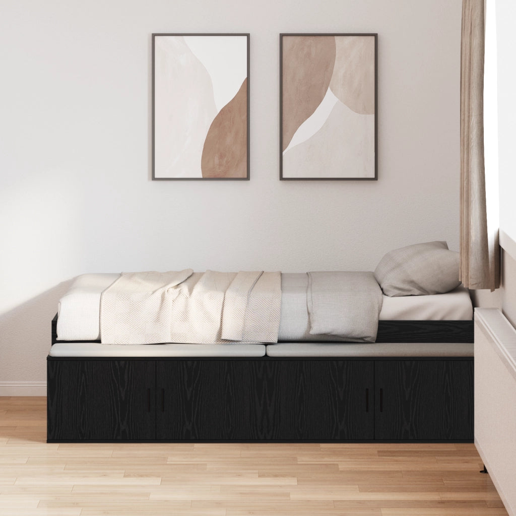 Struttura Letto Quercia Nera 80x200 cm