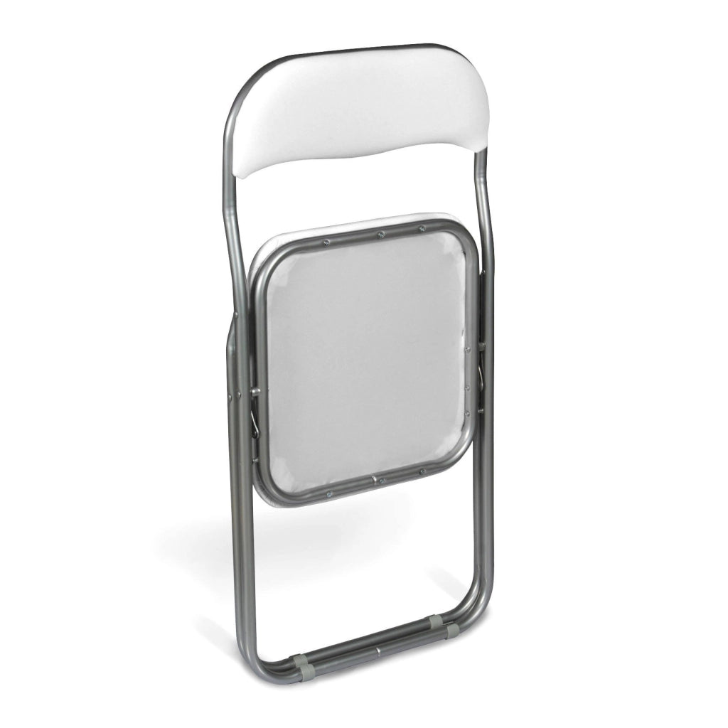 Set di sei sedie Antenore, colore bianco, Misure 43 x 47 x 78 cm