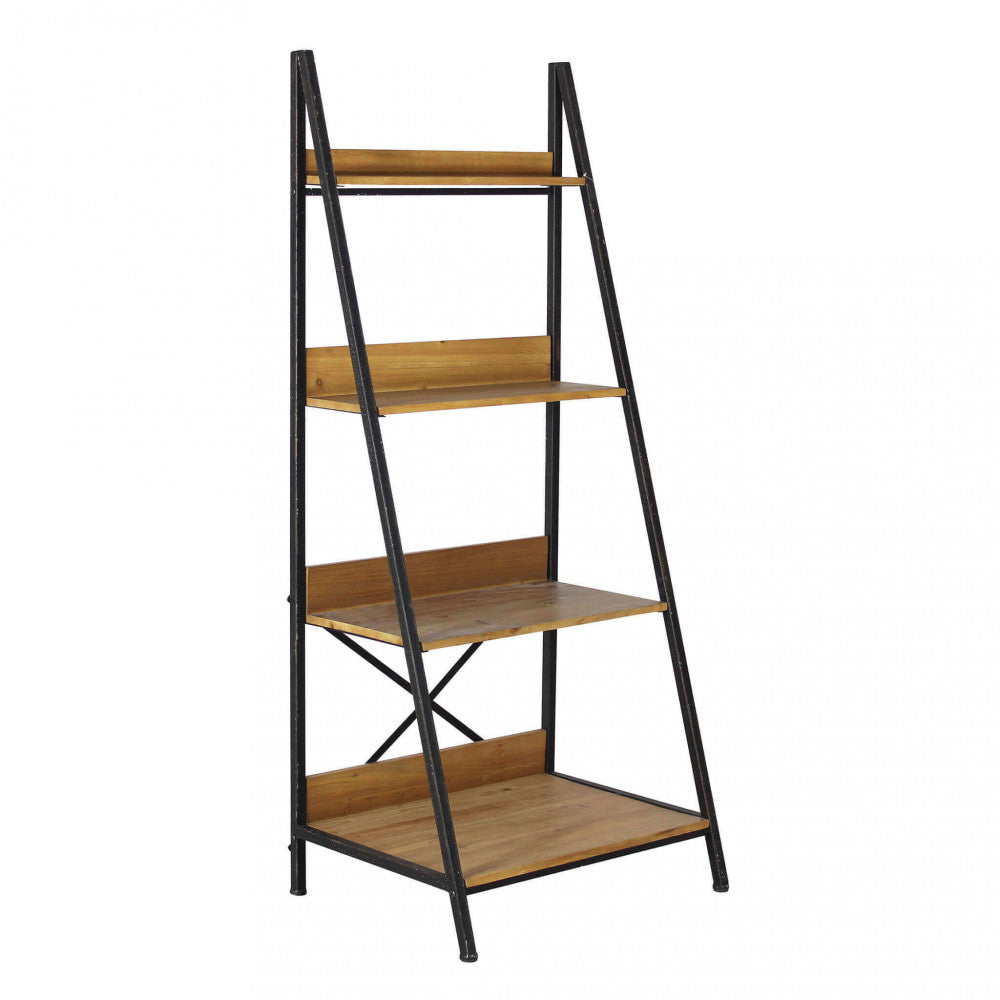 Mobile  Basil 62x49,5x147 h cm in Truciolare bilaminato Marrone