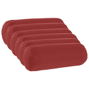 Federa 6 pcs HEERLEN Rosso Vino Ø 15 x 40 cm Poliestere 923344