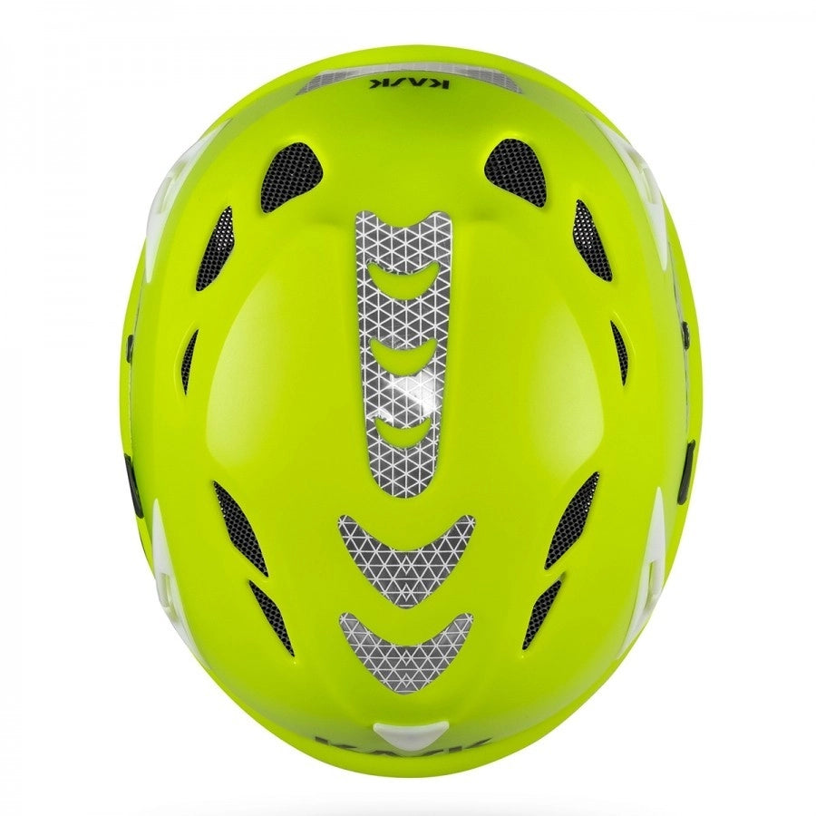 Elmetto Kask Superplasma AQ HI VIZ Giallo – EN 397 – Casco di sicurezza ventilato alta visibilità