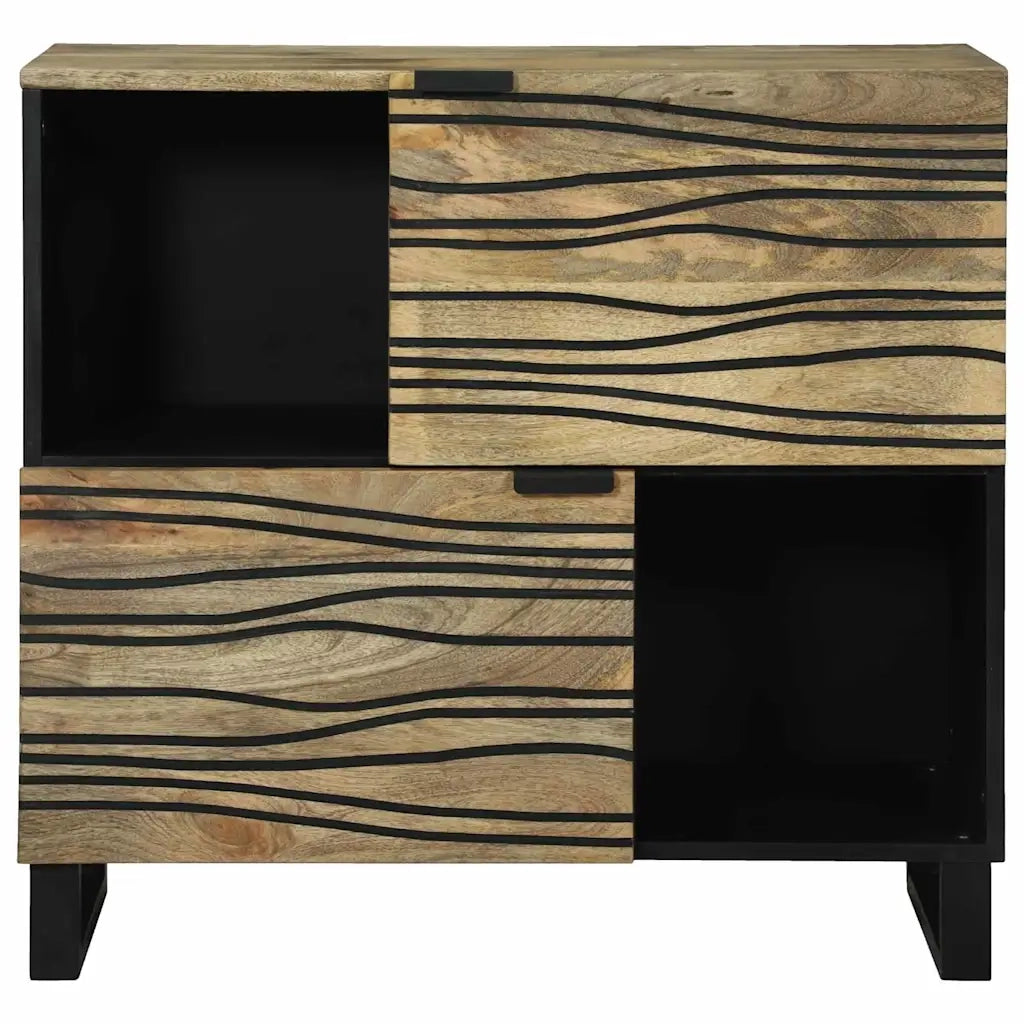 Credenza Marrone 80 x 33 x 75 cm legno massello di mango 4017963