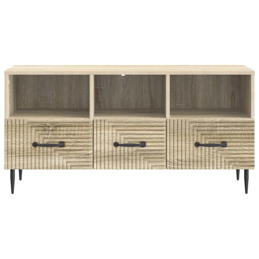Mobile TV Rovere Sonoma 102 x 34,5 x 50 cm Legno ingegnerizzato