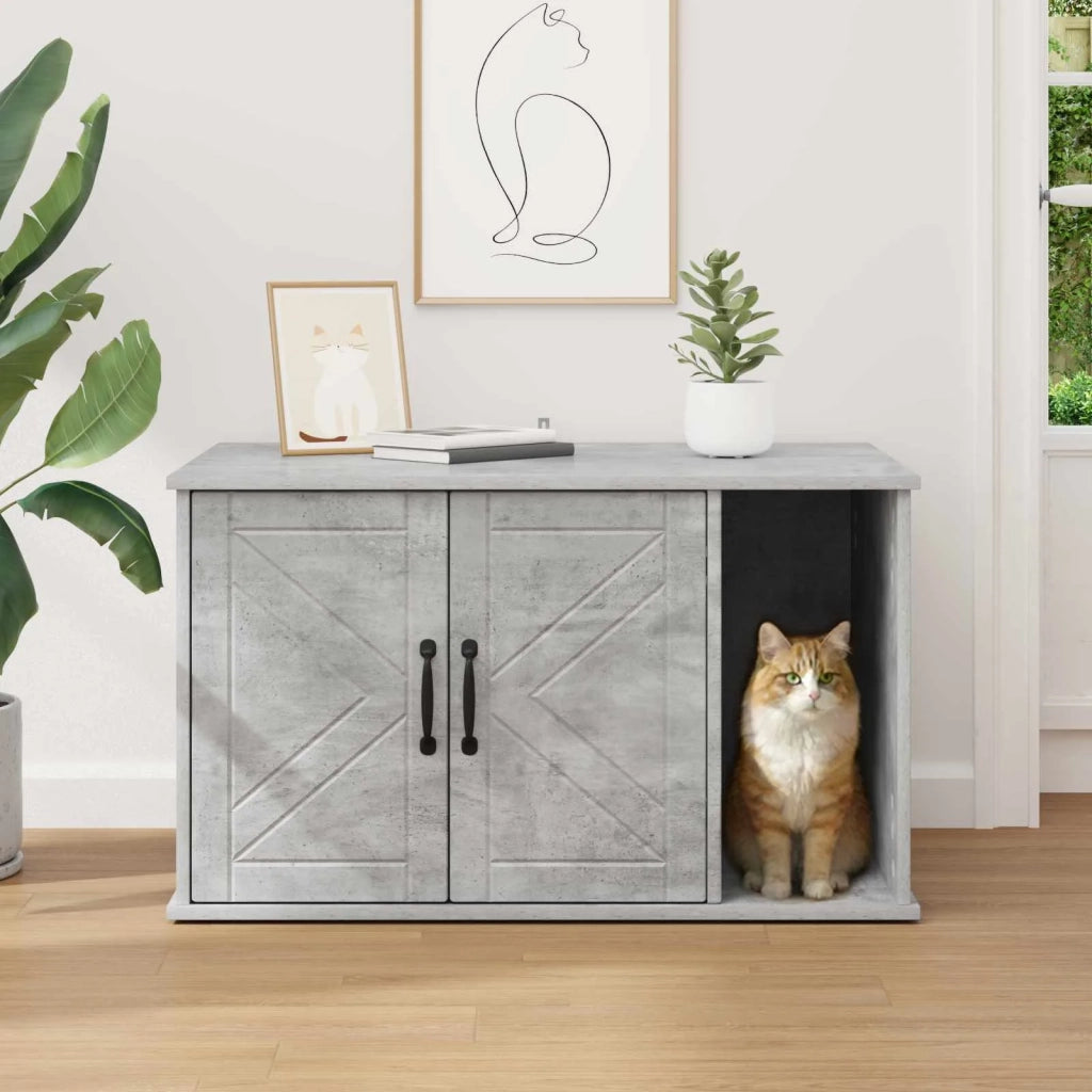 Casa per Gatti Calcestruzzo 85 x 55 x 50 cm Legno multistrato 8000737