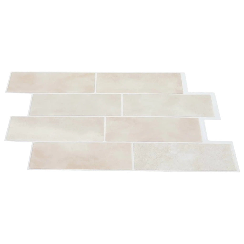 Piastrella subway 10 pz Marmo Beige 29 x 21 cm CFW5428471