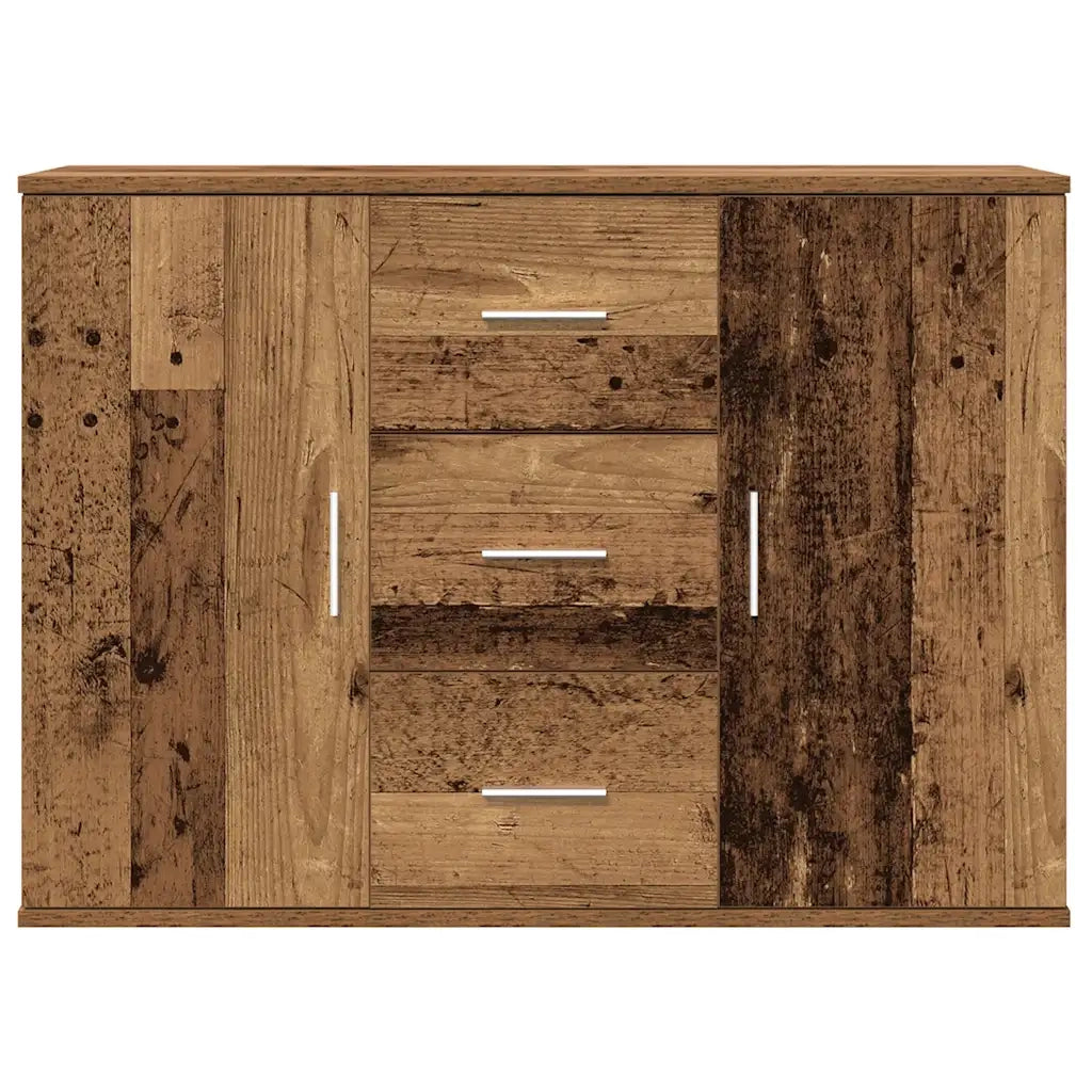 Credenza Legno Antico 90x29,5x65 cm in Legno Multistrato 855978