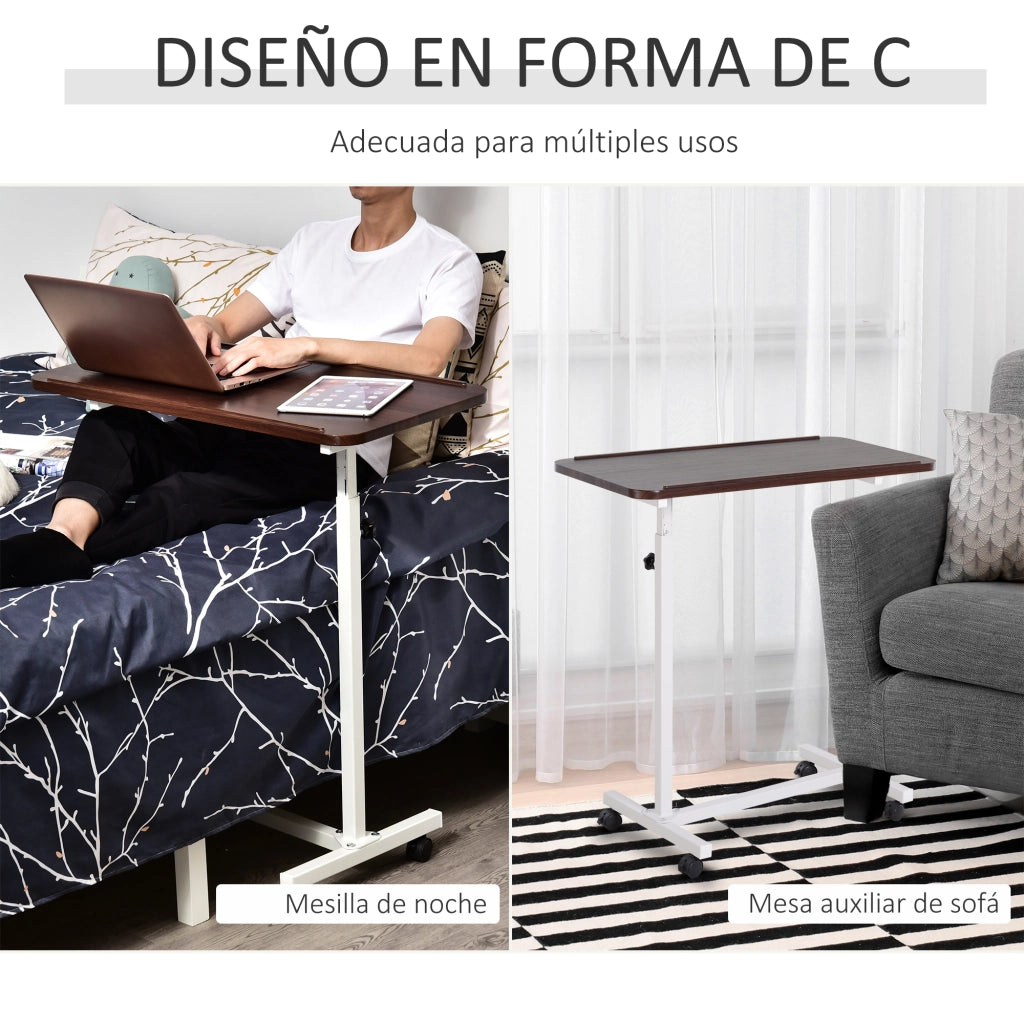 Carrello Portaoggetti ¨C Zephmum ¨C 77x40x76 cm Legno Scuro
