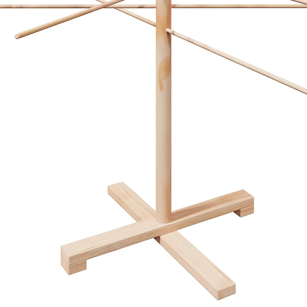Albero di Natale Decorativo in Legno 210 cm Legno Massello Pino 4019695
