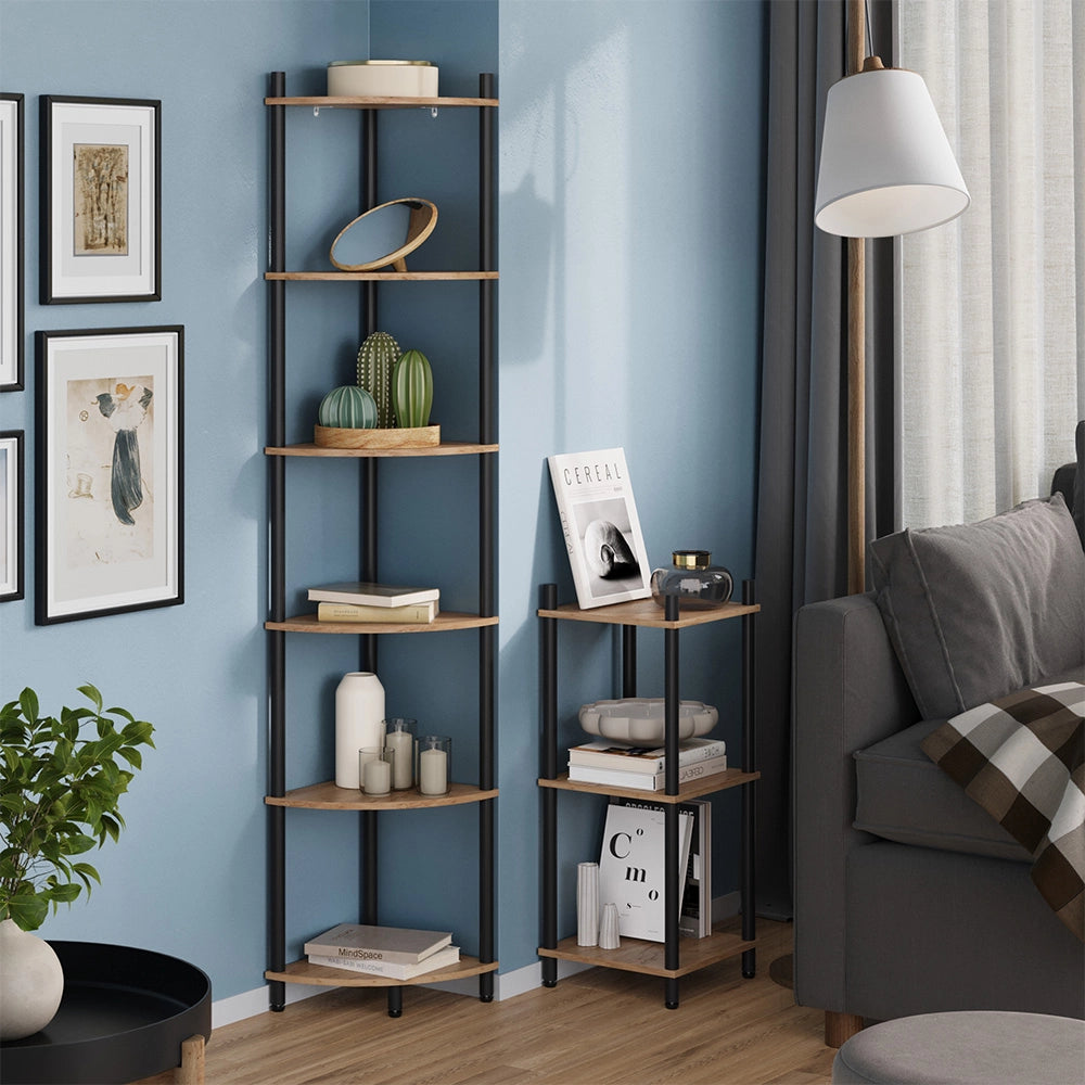 Vicco Libreria Quercia dorata/antracite 30 x 72 cm 3 ripiani