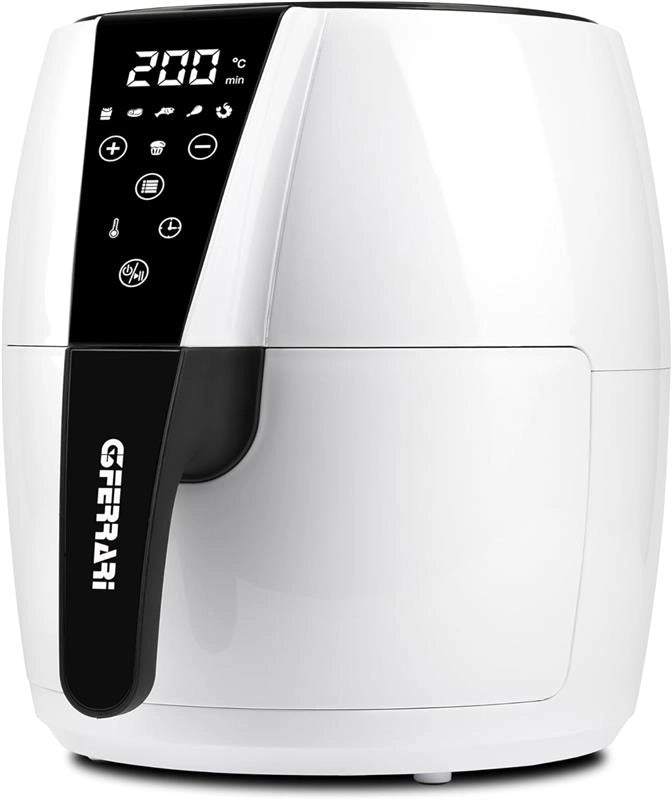 GFERRARI FRIGGITRICE AD ARIA CON 6 PROGRAMMI CAPIENZA 4,8LT POTENZA 1500W - BIANCO