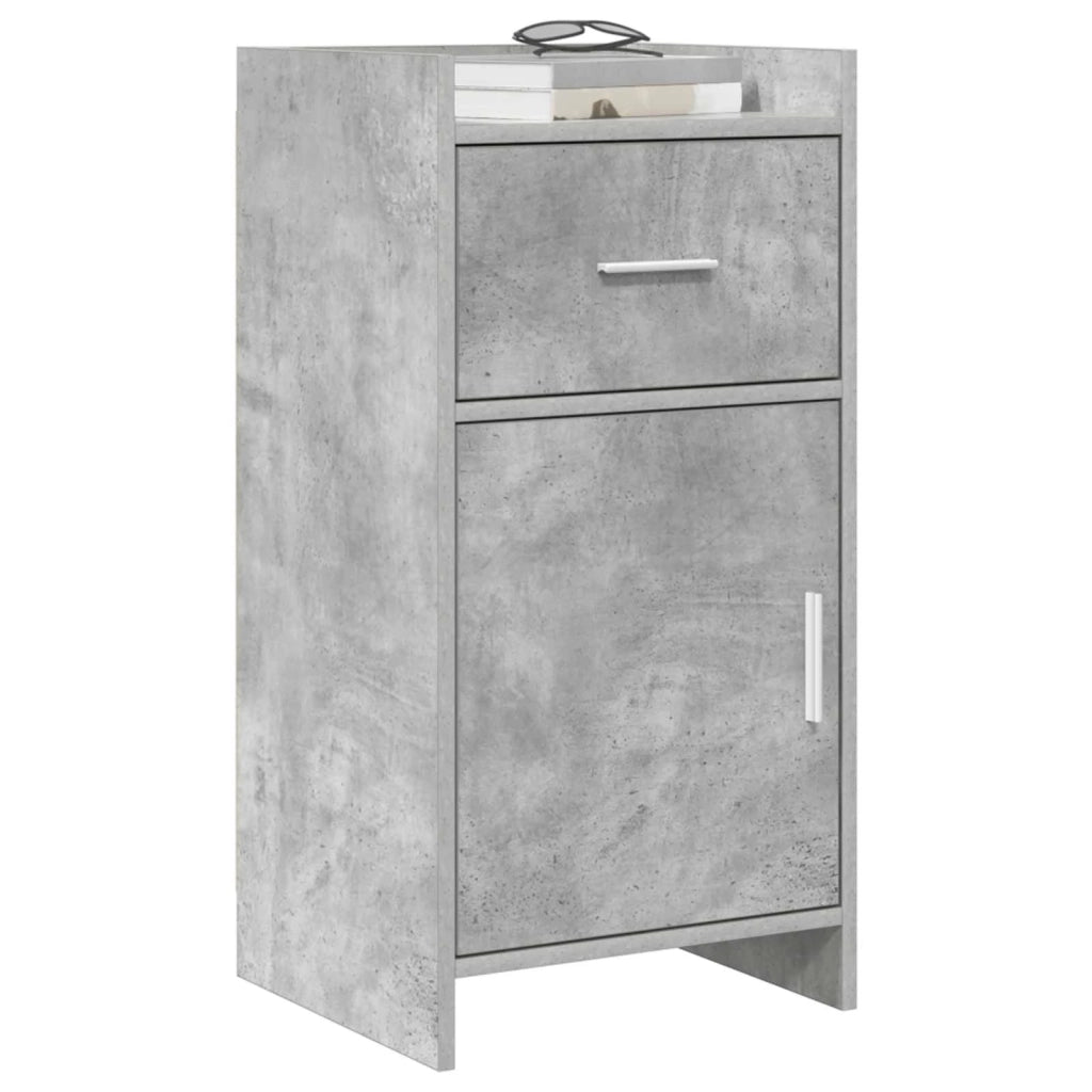 Credenza Grigio Cemento 40 x 36 x 80 cm Legno ingegnerizzato 8011086