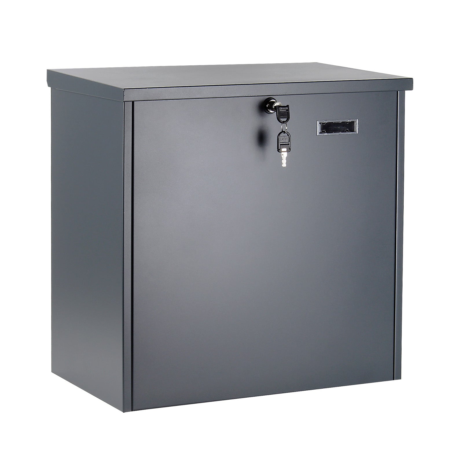 Cassetta postale per pacchi grigia 50,8x31,5x50 cm Portapacchi Cassetta della posta a parete