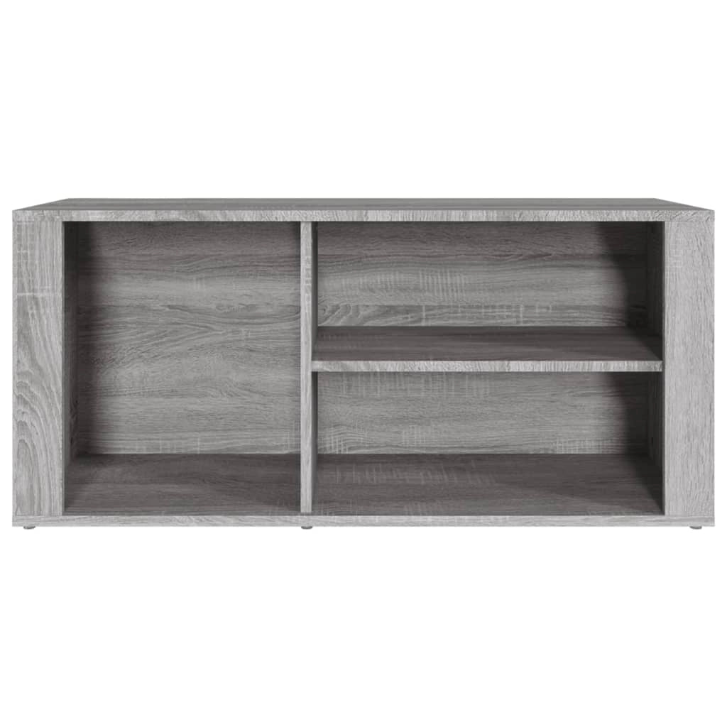 Scarpiera mobile contenitore per scarpe mobile per ingresso/corridoio/soggiorno design Sonoma 100 x 35 x 45 cm legno ingegnerizzato grigio 02_0022041