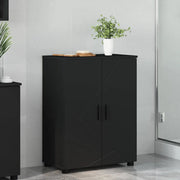 Mobile da Bagno con archiviazione Nero 60 x 35 x 80 cm 883305