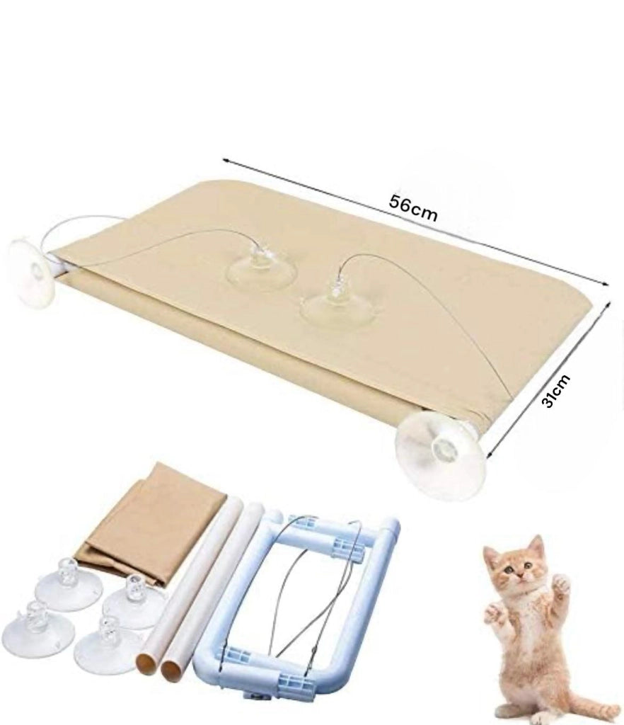 Amaca Letto Cuccia per Gatti Gatto da Finestra con Ventose Universale Interno