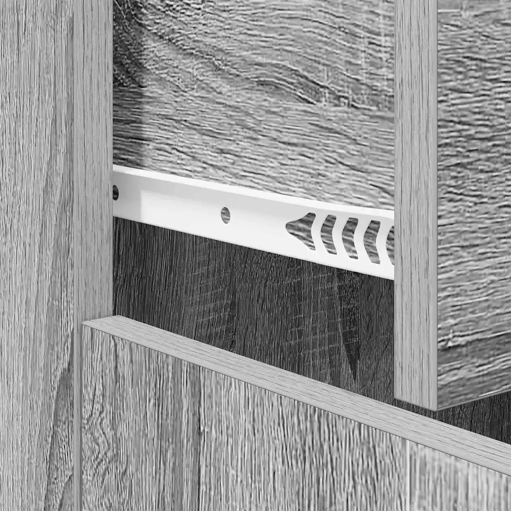 Credenza Grigio Sonoma 60x30x75 cm in Legno Multistrato 815376