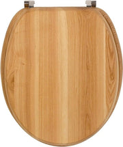 Bracciale wc in legno a forma di U, ergonomico, in legno - design comodo - effetto naturale