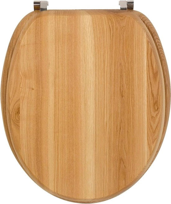 Bracciale wc in legno a forma di U, ergonomico, in legno - design comodo - effetto naturale