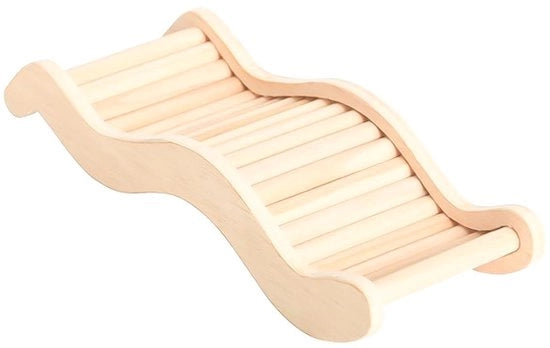 Scala per Hamster in Legno - 24 x 9,5 cm - Resistente ai Morsi - Sostenibile