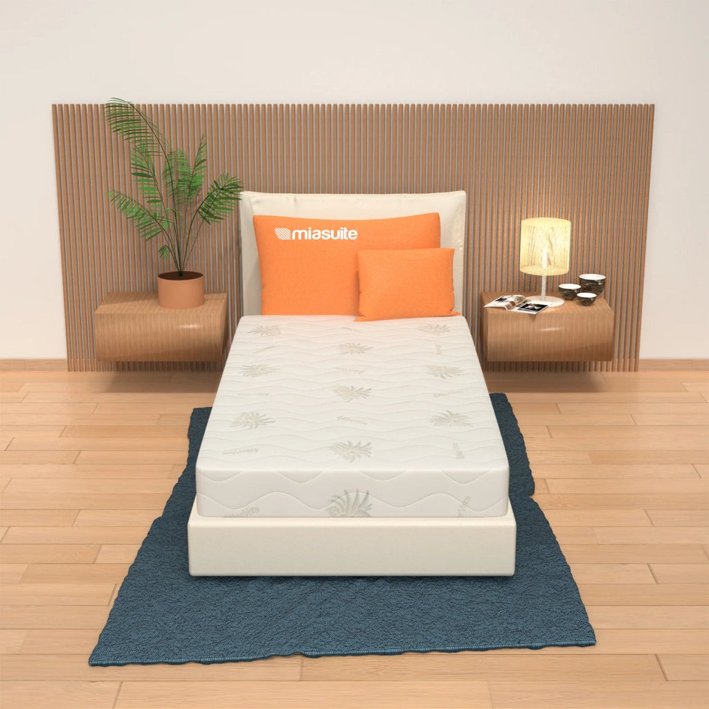 Materasso 80x190, alto 17 cm - Singolo, Memory, Sfoderabile, in Aloe Vera | Baldo