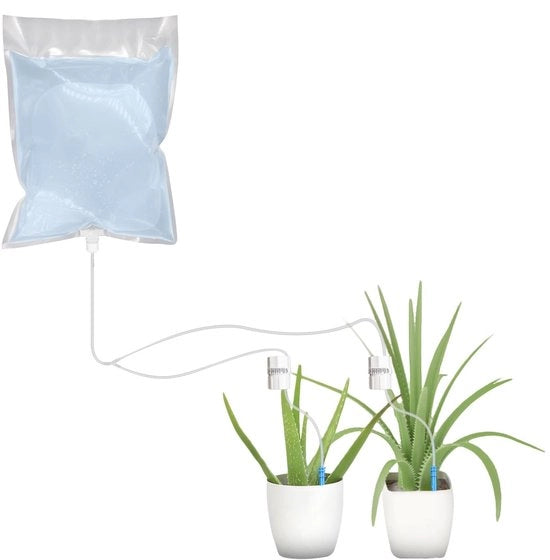 Irrigazione automatica a gocce - Grande capacità - 2L - Apparecchio di irrigazione - Adatto per piante - Ideale per piante in vaso e terrazza