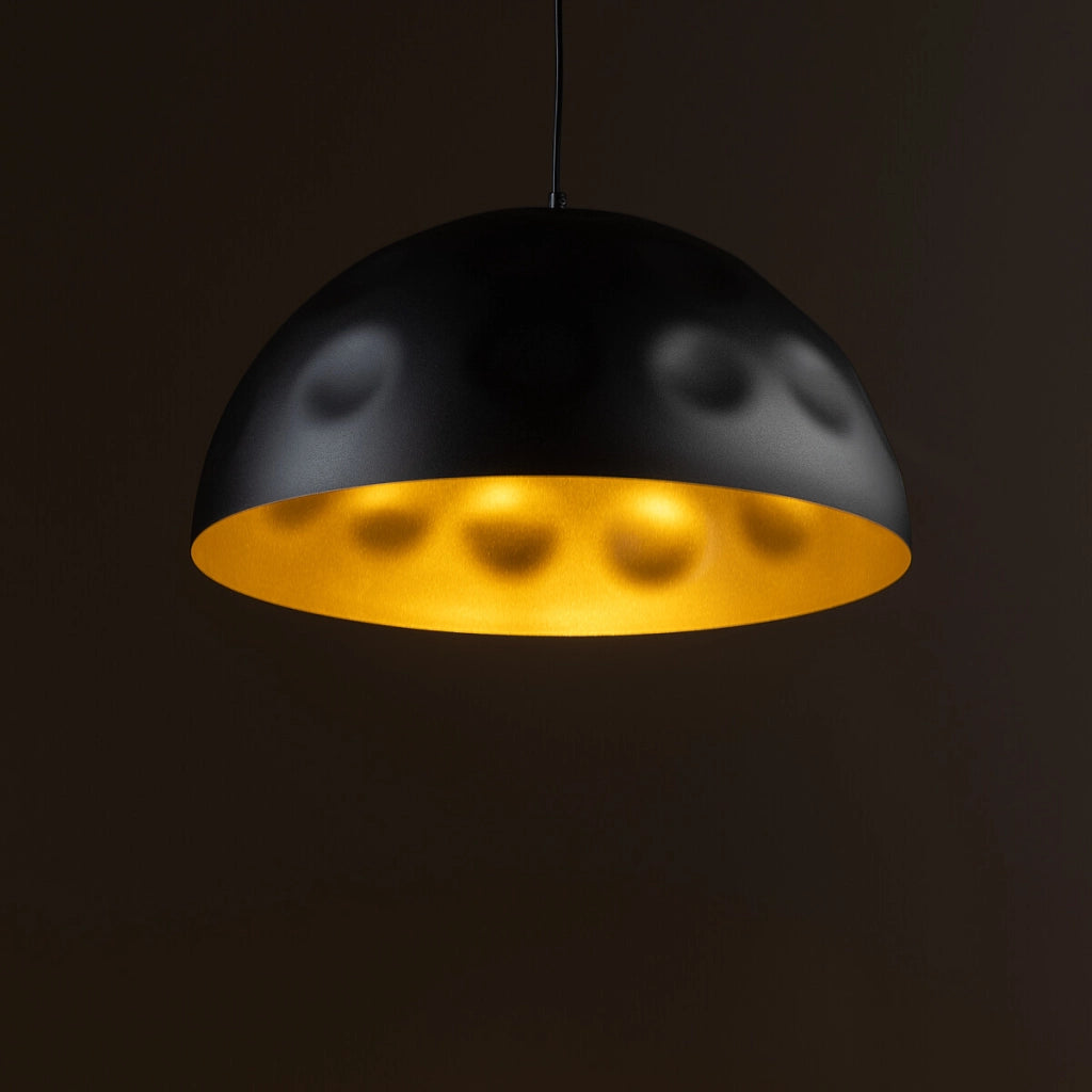 Lampada a sospensione nera/oro Nowodvorski Hemisphere 33cm