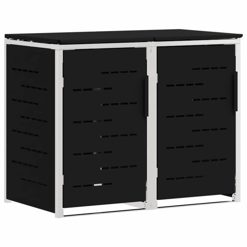 Stoccaggio contenitore a ruote Nero 138 x 77,5 x 112,5 cm 3422237