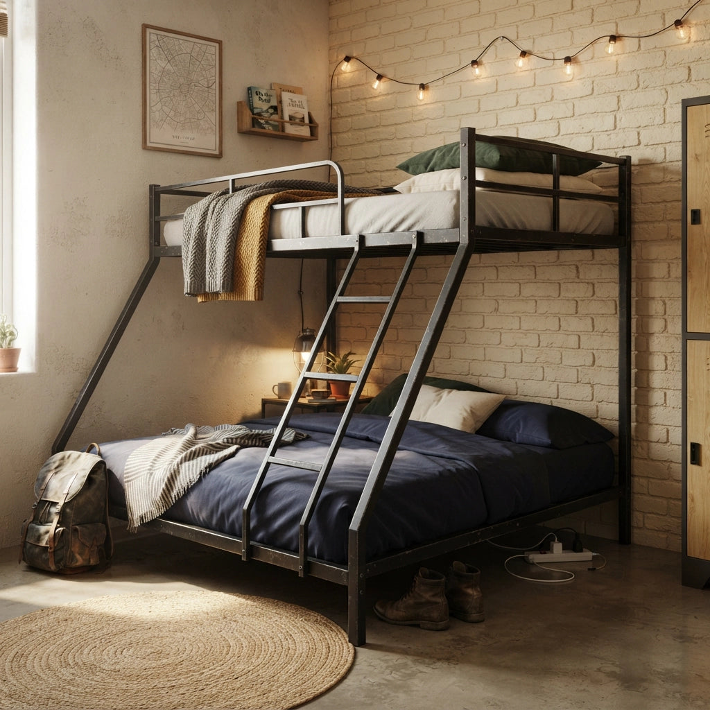 letto per Struttura in metallo salvaspazio 190x80 e 190x130 robusta per adulti