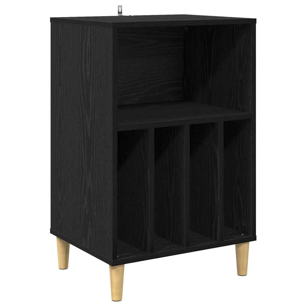 Supporto per Giradischi Rovere Nero 47 x 39,5 x 74,5 cm 8012875