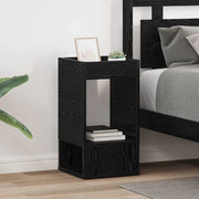 Tavolino 2 pcs Rovere Nero 30 x 30 x 56 cm Legno multistrato