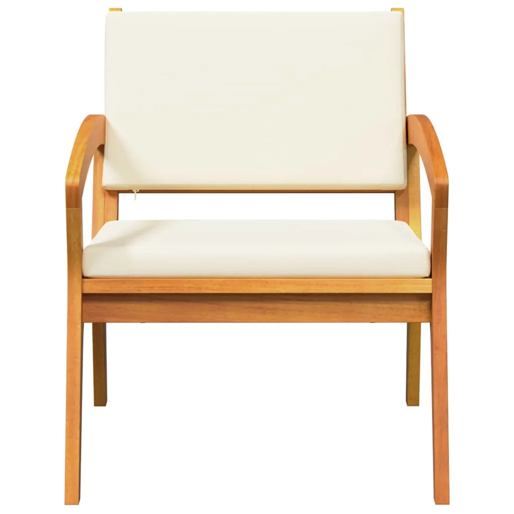 Sedia da Giardino 2 pcs Olio Naturale Legno di Acacia Massello 4106465