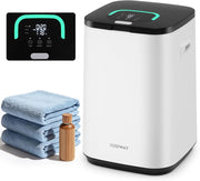 COSTWAY Scaldasalviette a Secchio, Scalda Asciugamani Grande capacità 23L con Display di Temperatura, 3 Livelli di Timer, Timer Ritardato 24H, Adatto a 3 Asciugamani da Bagno