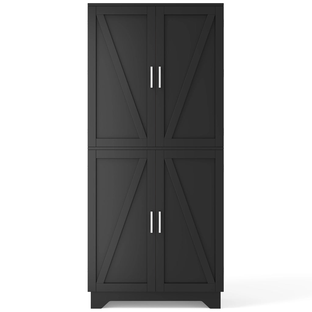 Mobile salvaspazio con ante e ripiani ¨C Minimal ¨C Bianco rovere 80x40x180 cm