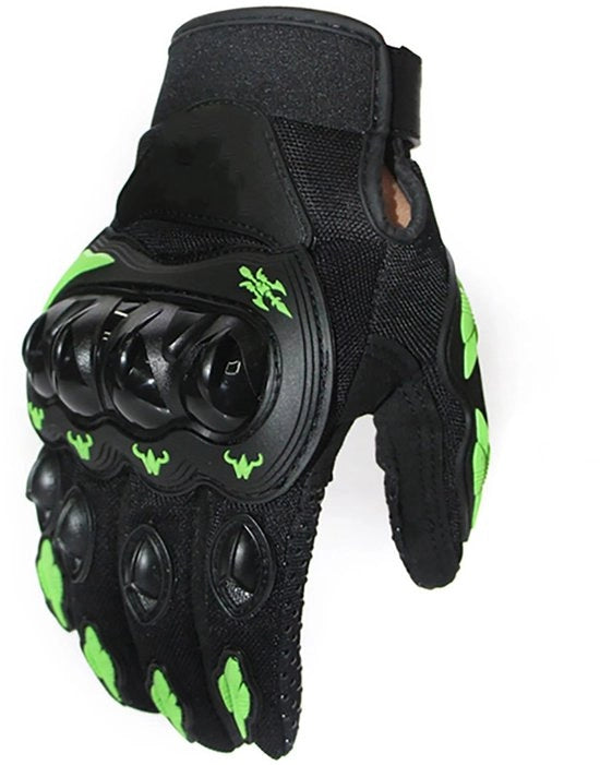 Manopole per motor - con protezione per il osso fratturato - intero polso - guanti da moto da esterno - impermeabili nylon - chiusura a cerniera - comodi per sport all'aperto