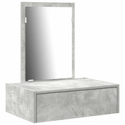 Toeletta | Tavolo da Trucco Grigio 60 x 40 x 70 cm Legno multistrato