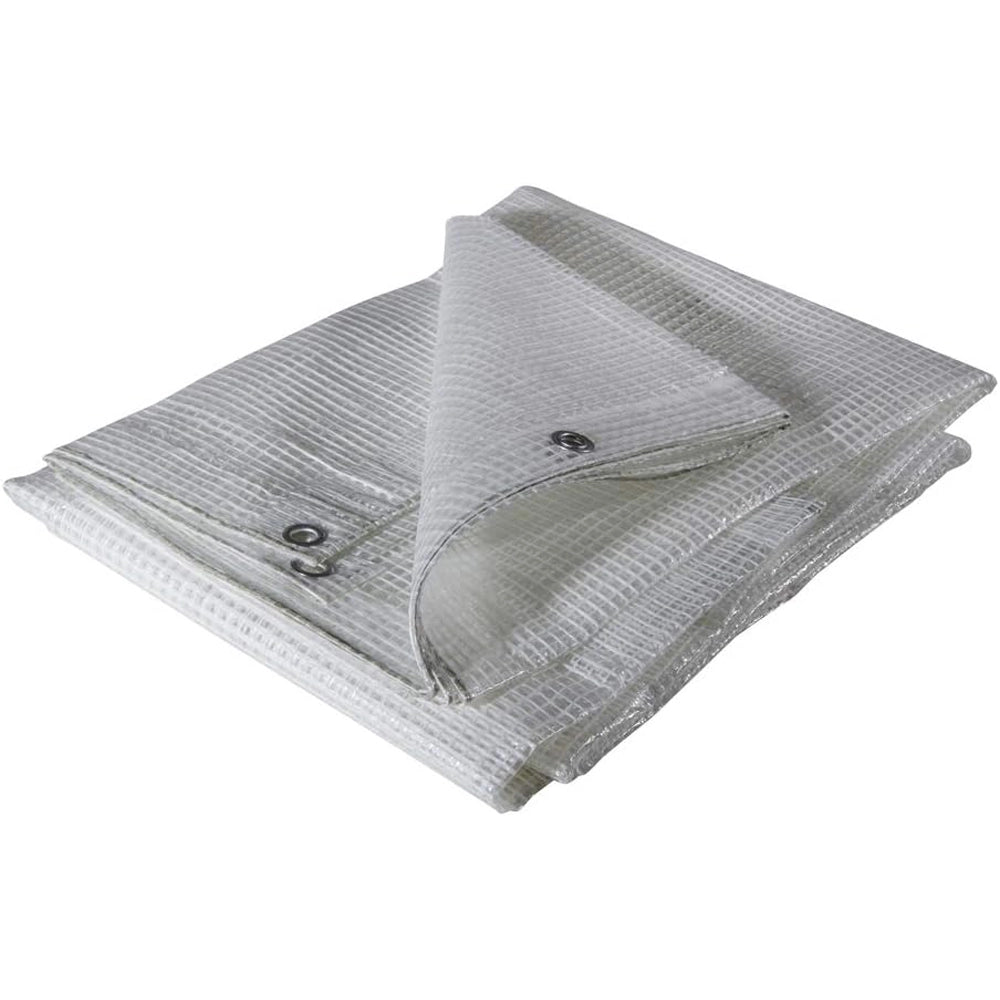TELO TELONE OCCHIELLATO RETINATO POLIETILENE COPERTURA 150Gr 4X6m VERDELOOK 75/43
