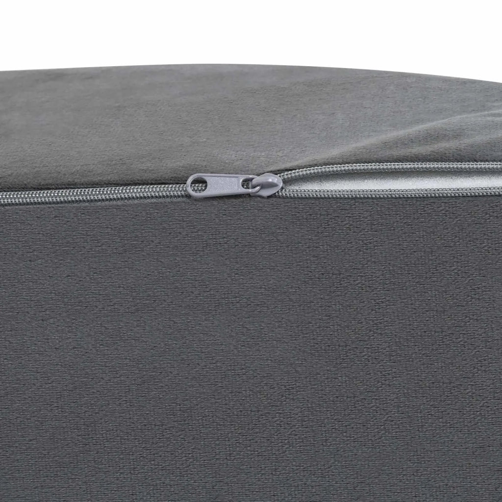 Cuscino per Gambe Grigio 68 x 40 x 18 cm Schiuma PU CFW7798002