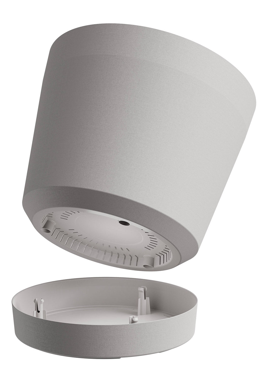 Vaso da Interno e Esterno Ø38x35cm in Polipropilene Orione 38 Ash Antracite