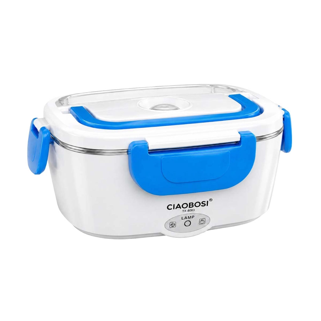 Scaldavivande Elettrico Portatile 1,5 L con Ciotola Inox Blu Avizar