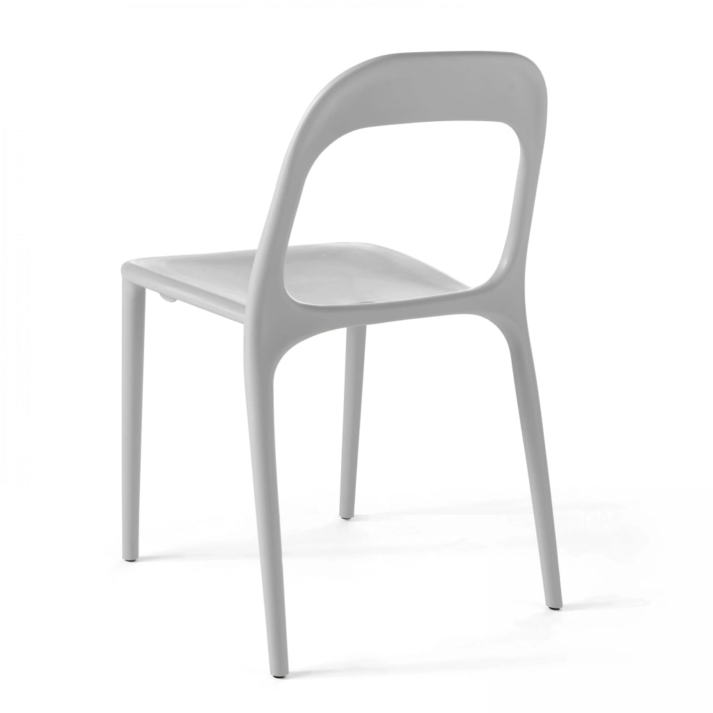 Oviala - Sedia in plastica bianca