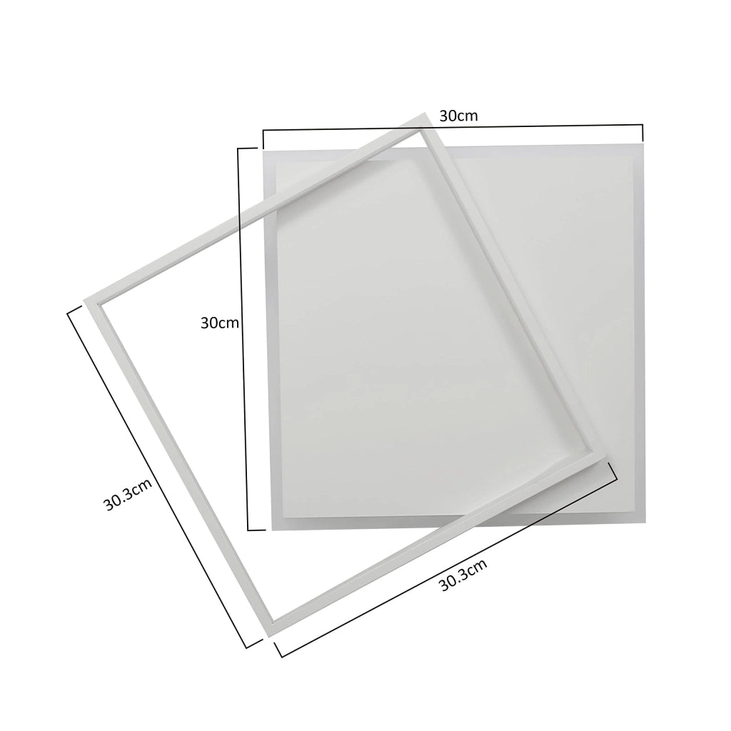 ZMH Lampada da soffitto plafoniera LED 44W dimmerabile quadrata bianca per camera letto