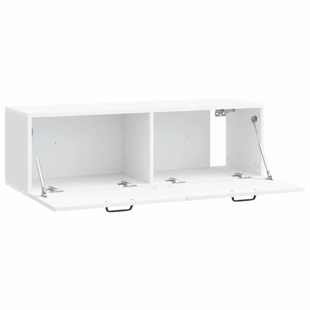 Mobile Porta TV da Muro Bianco 98 x 31 x 30 cm 899065