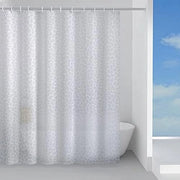 Douchegordijn Moderno con stampo Jungle 240x200cm con 12 anelli - Print Jungle Bianco