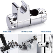 Supporto per doccetta regolabile - Supporto per doccetta - Braccio per doccetta - Braccio per doccetta da parete - Braccio per doccetta da bagno - Braccio per doccetta regolabile - Adatto per Riser Rail da 25mm