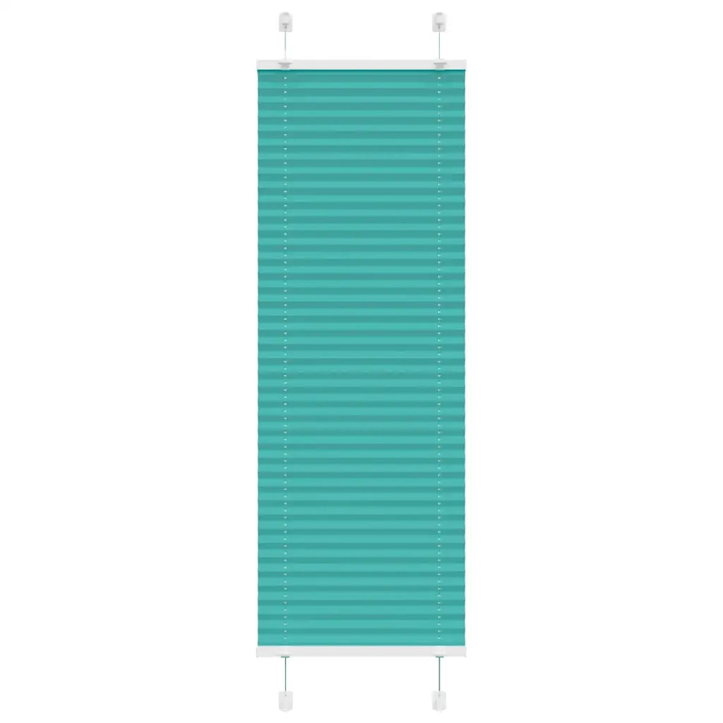 Tenda Plissettata Verde petrolio 45x150 cm Larghezza Tessuto