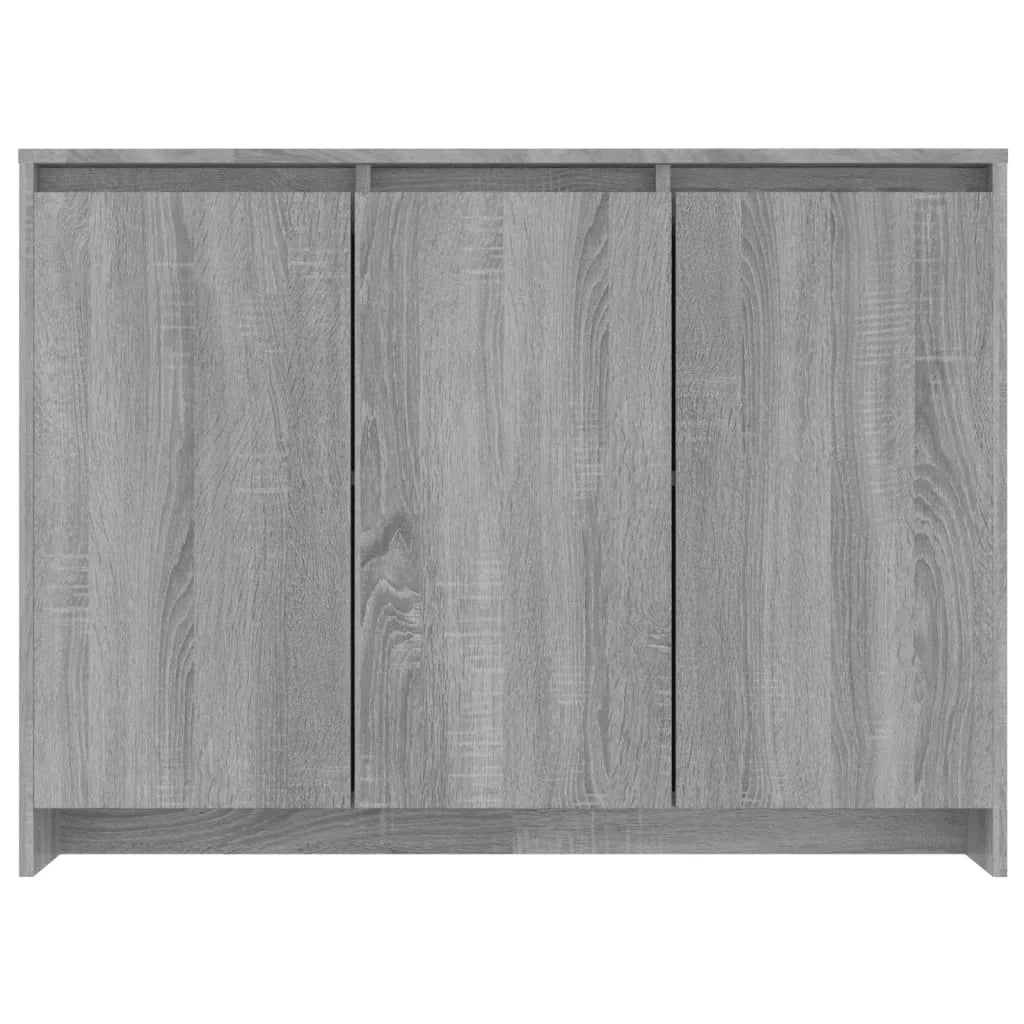 Buffet credenza cassettiera armadio mobile contenitore organizer cucina soggiorno Sonoma 102 x 33 x 75 cm legno ingegnerizzato grigio 02_0036268