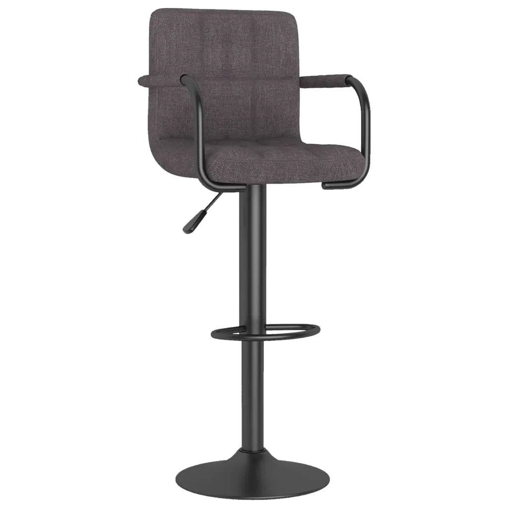 Sgabelli da Bar 2 pz Tortora in Tessuto 334644