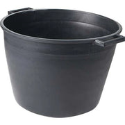 CASSA PORTA MACERIE ICS - FONDO TONDO PE NERO CM 47 H.CM 33 LITRI 40- 5 pezzi