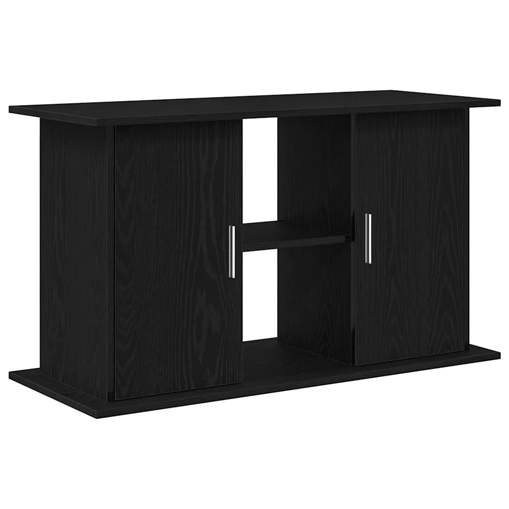 Supporto Acquario 101x41x58 cm Legno Multistrato Rovere Nero
